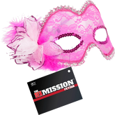 Sex Mission Fetish Play Masquerade Masks Pink Masks And Blindfolds